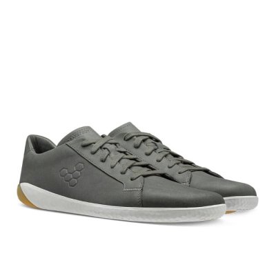 Vivobarefoot Geo Court II Schoenen Heren - Grijs Casual Schoenen FUP307591